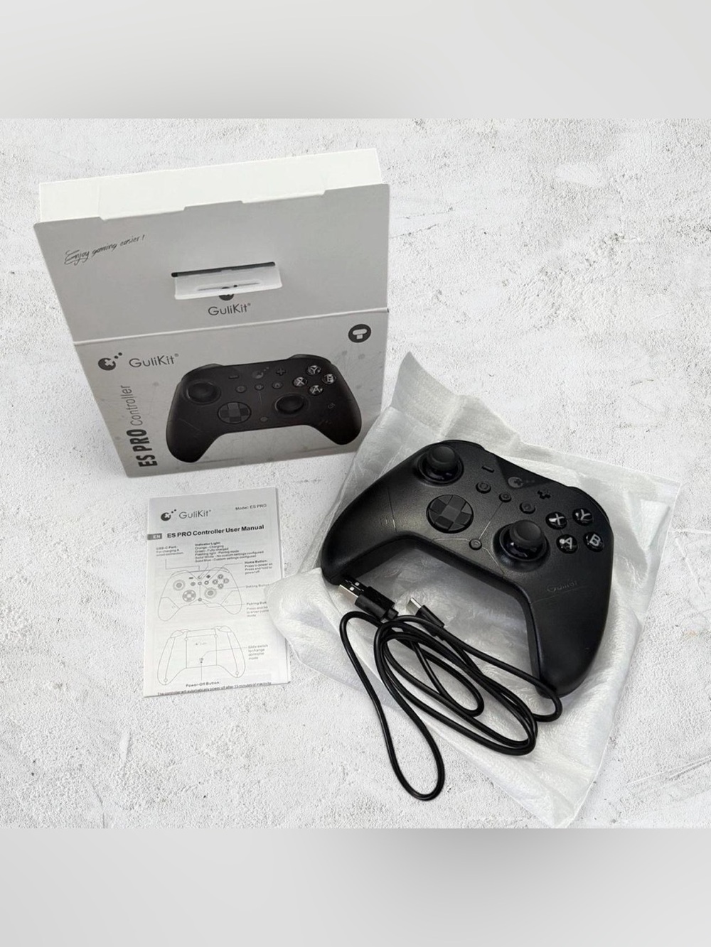 Black Wired Game Controller For Nintendo Switch/Xbox/Playstation/PC